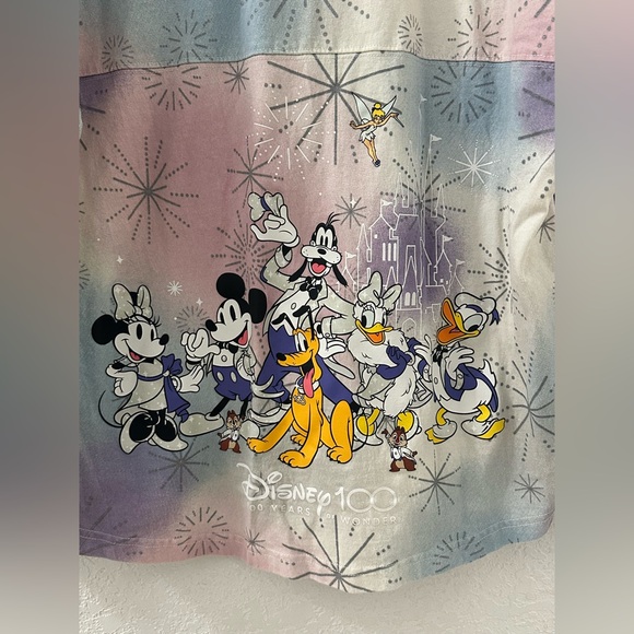 2 Spirit Jersey Disneyland Resort 100 Years Of Wonder Disney Size Medium tie dye - Picture 7 of 14